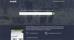 Desktop Screenshot of airsoftdb.com